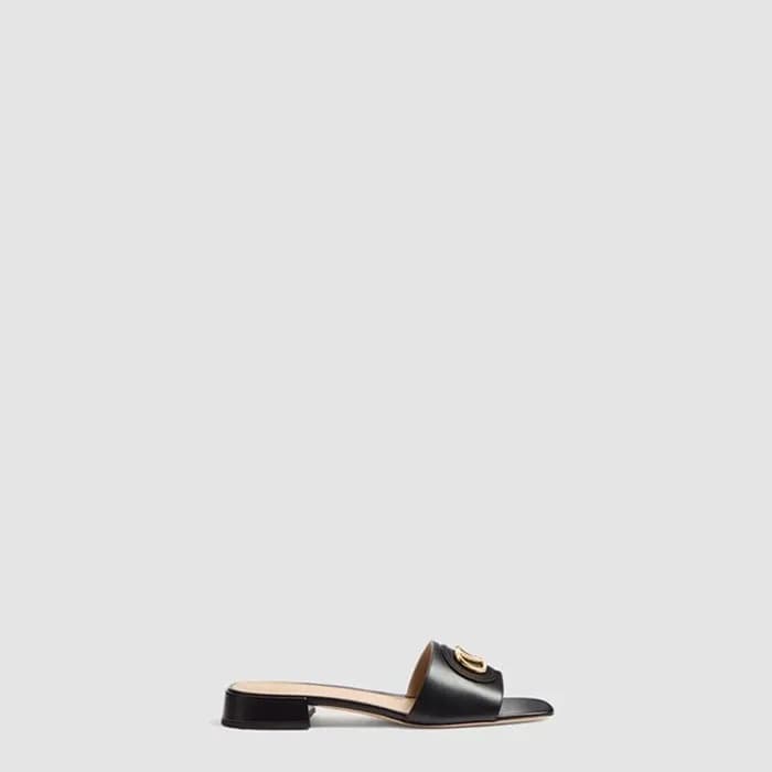 구찌 여성 브이로고 시그니처 슬라이드 샌들 - Gucci Womens V-Logo Sign… - 1