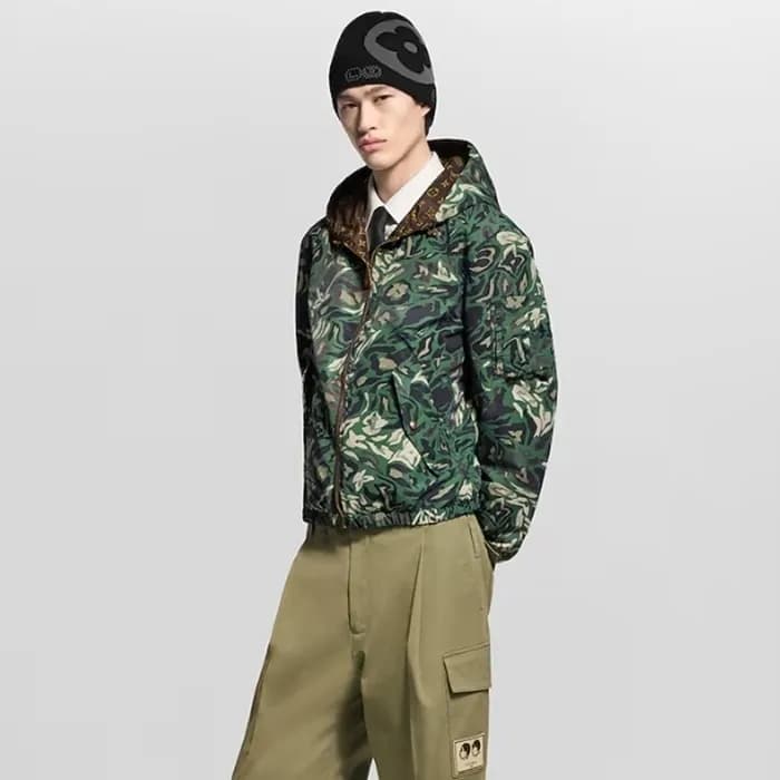 루이비통 남성 양면 재킷 - Louis vuitton Mens Bomber Jacket -… - 1
