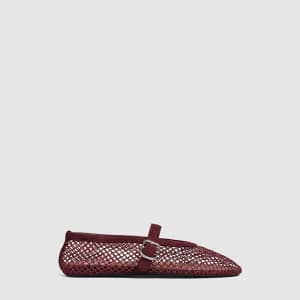 알라이아 여성 피시넷 발레 플랫 슈즈 - Alaia Womens Fishnet Ballet…