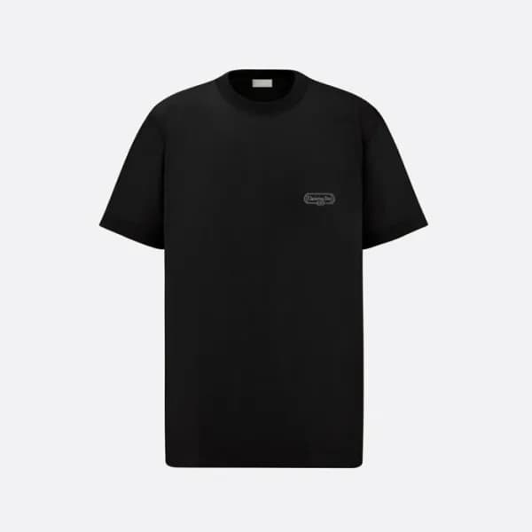 디올 남성 라운드 반팔 티셔츠 - Dior Mens Round Tshirt - dic127… - 1