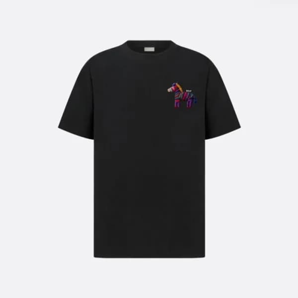 디올 남성 라운드 반팔 티셔츠 - Dior Mens Round Tshirt - dic129… - 1