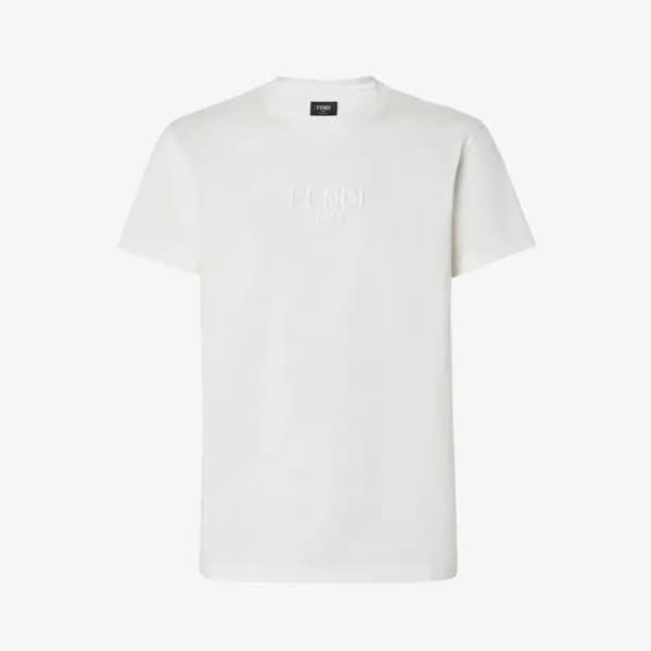 펜디 남성 라운드 반팔 티셔츠 - Fendi Mens Round Tshirt - fec13… - 1