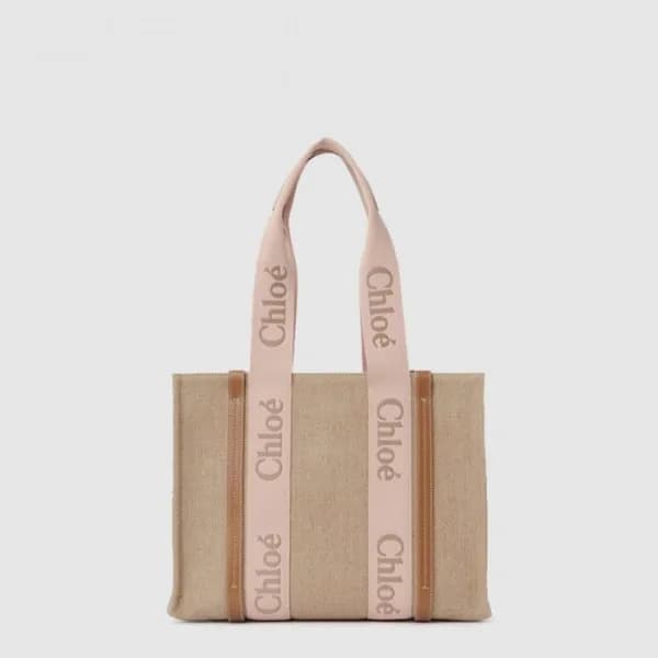 끌로에 여성 우디 토트 백 미듐 - Chloe Womens Woody Tote Bag Me… - 1