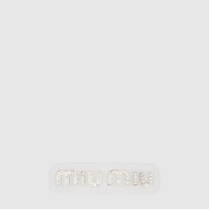 미우미우 여성 위커 헤어클립 - Miumiu Womens Wicker Hair Clip -…