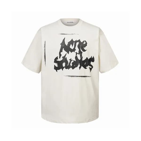 아크네 남성 라운드 반팔티 - Acne Mens Round Tshirt - anc16054… - 1