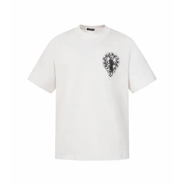 크롬하츠 남성 라운드 반팔티 - Chrom Hearts Mens Round Tshirt -… - 1