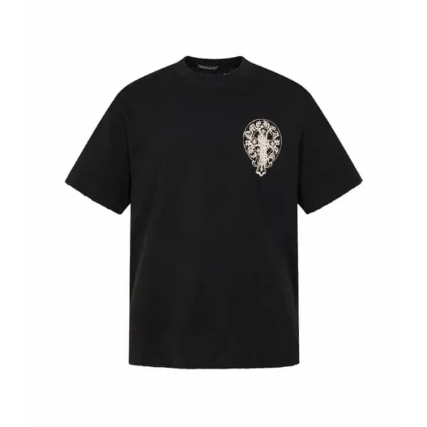 크롬하츠 남성 라운드 반팔티 - Chrom Hearts Mens Round Tshirt -… - 1