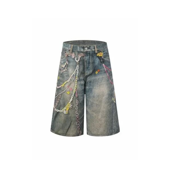 아크네 남성 루즈핏 쇼츠 - Acne Studios Mens Loose Fit Denim Shorts - anc16479x