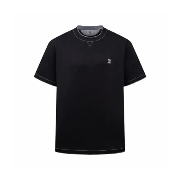 브루넬로쿠치넬리 남성 라운드 티셔츠 - Brunello Cucinelli Mens Round Tshirt - brc16608x - 1
