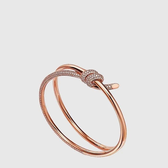 티파니 여성 더블 로우 힌지드 팔찌 - Tiffany & Co Womens Double Row Hinged Bracelet - acc9023x - 1