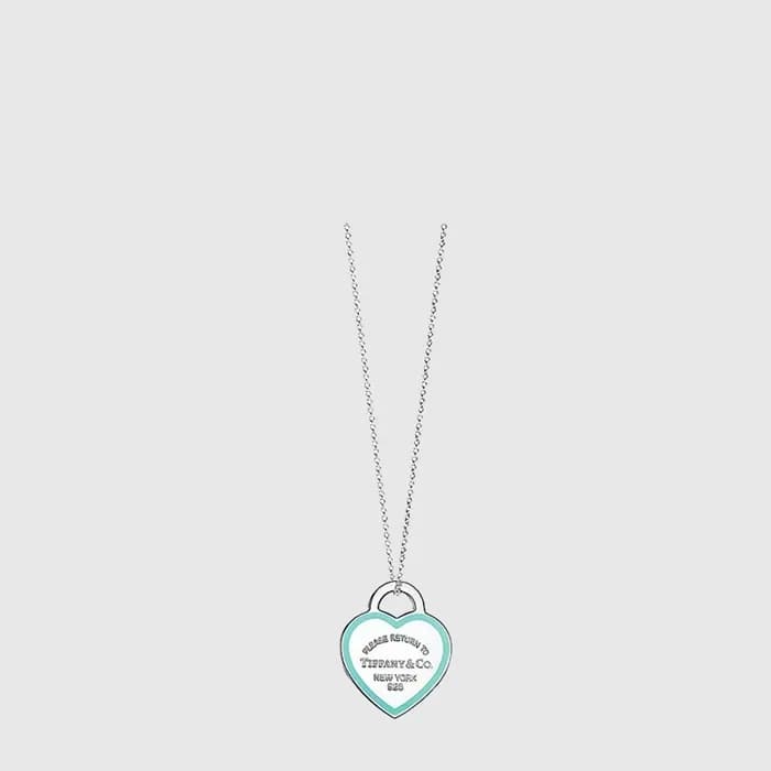 티파니 여성 하트 태그 네크리스 - Tiffany & Co Womens Heart tag Necklace - acc9263x - 1