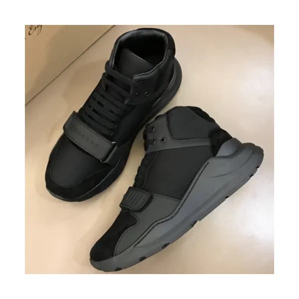 Burberry 2018 Mens Leather Ankle Running shoes - 버… - 1
