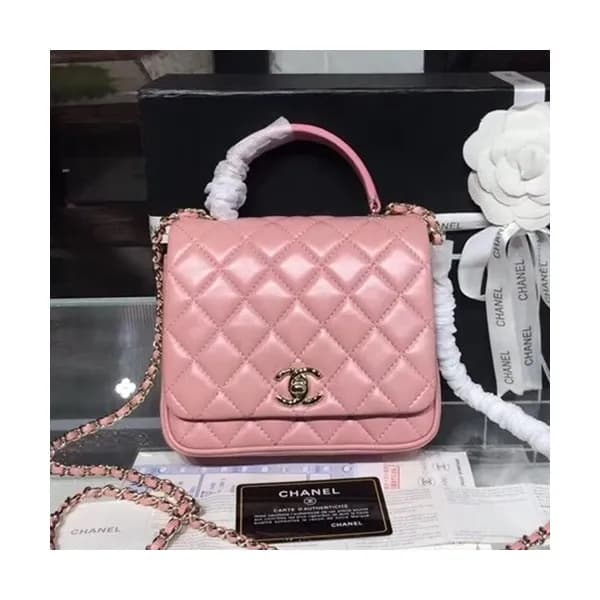 Chanel Leather Chain Tote Shoulder Bag ,17CM - 샤넬 … - 1