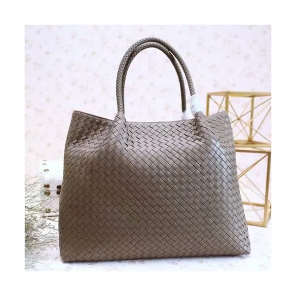 Bottega Veneta Leather Gray Women Tote Bag,39cm - … - 1