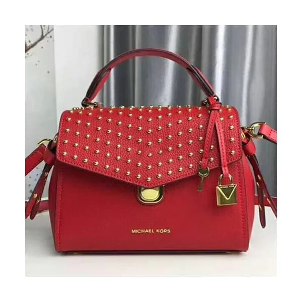 Michael Kors Leather Tote Shoulder Bag, 22CM - 마이클… - 1