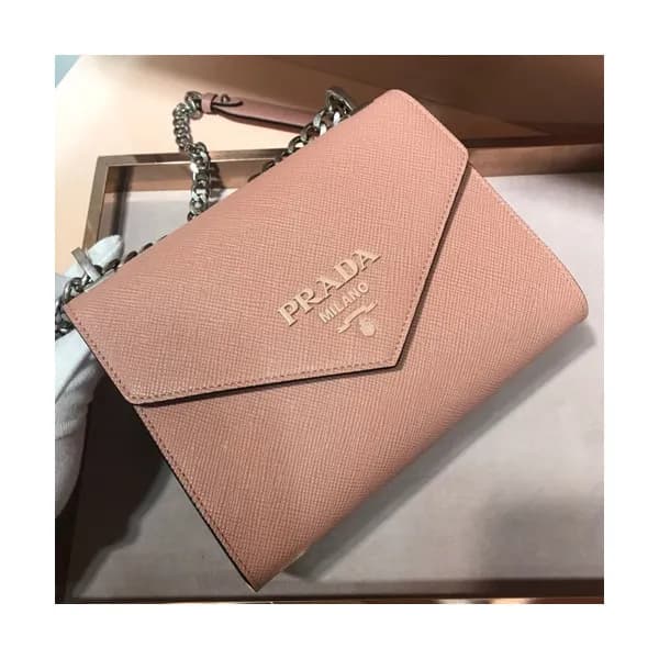 Prada Monochrome Chain Shoulder Bag,21cm - 프라다 모노크… - 1