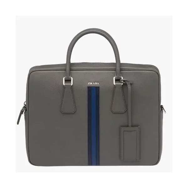 Prada Saffiano Mens Business Bag ,36CM - 프라다 사피아노 … - 1