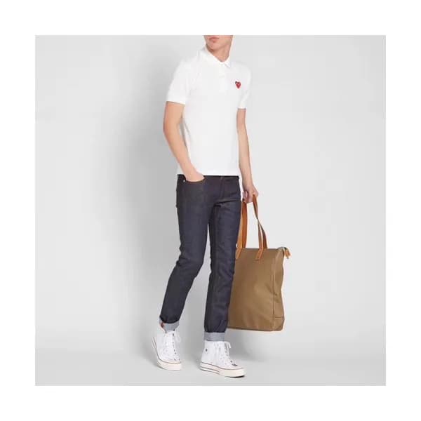 Cdgplay 2019 Mens Cotton Polo Short Sleeved Tshirt… - 1