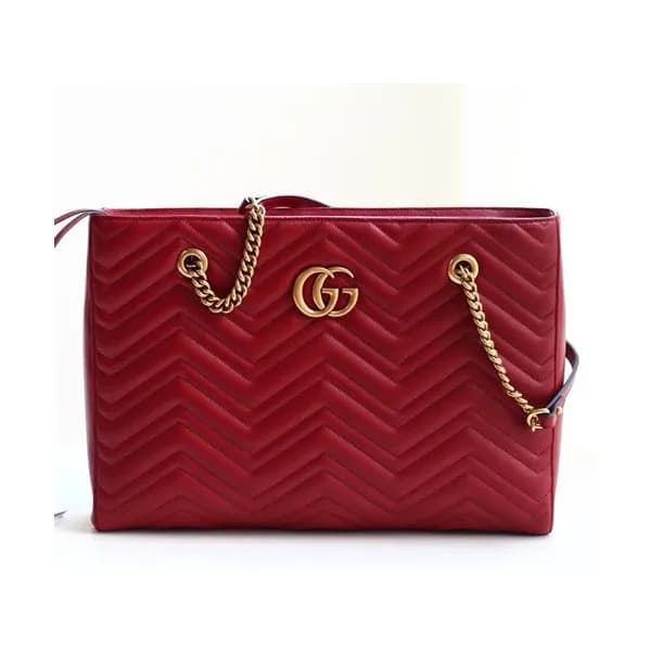 Gucci Marmont Matlase Tote Shoulder Bag,38.5CM - 구… - 1