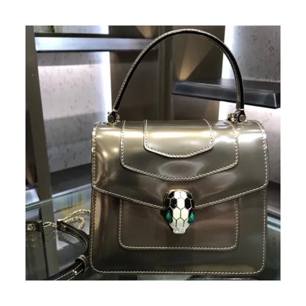 Bvlgari Serpenti Forever Tote Shoulder Bag,18CM - … - 1