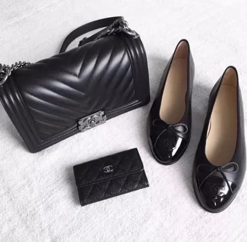 Chanel 2018 Ladies Classic CC Logo Ballet Shoes - … - 1
