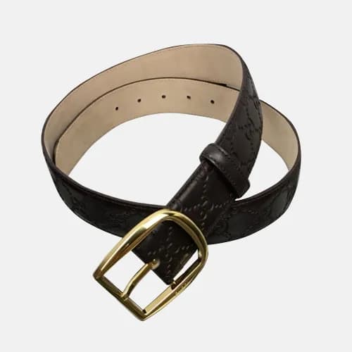 Gucci 2019 Mens Classic Buckle Business Leather Be… - 1