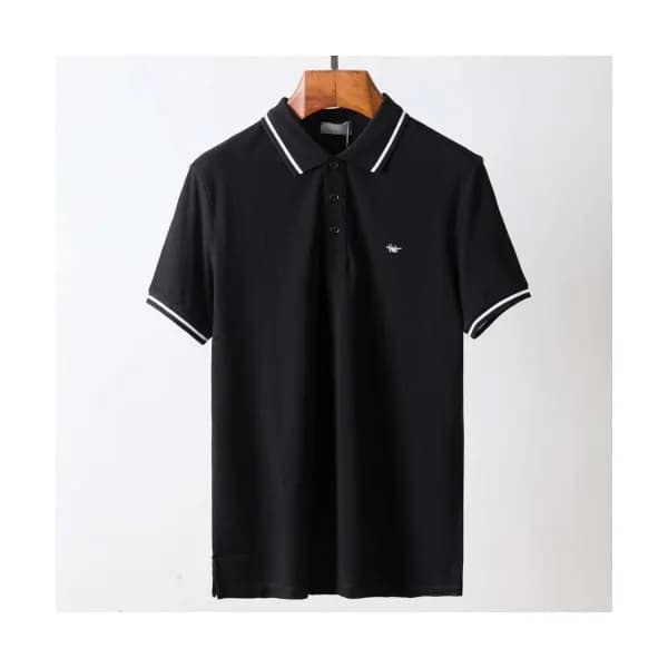 Dior 2019 Mens Business Embroidery Logo Polo Cotto… - 1