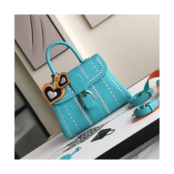 Delvaux 2019 Leather Tote Shoulder Bag,28 CM - 델보 … - 1