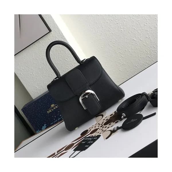 Delvaux 2019 Leather Tote Shoulder Bag,20CM - 델보 2… - 1