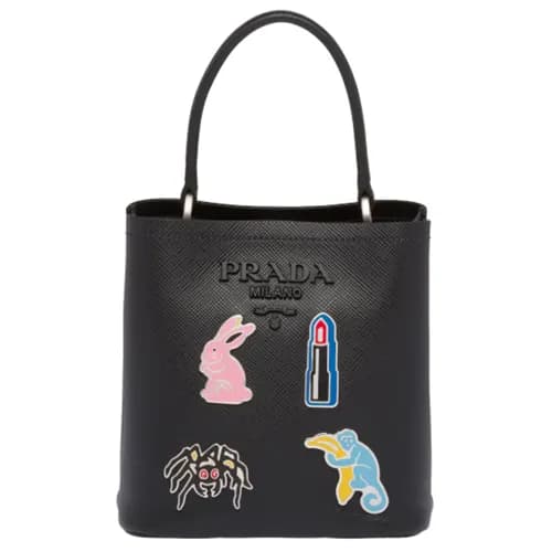 Prada 2019 Double Small Saffiano Tote Shoulder Bag… - 1