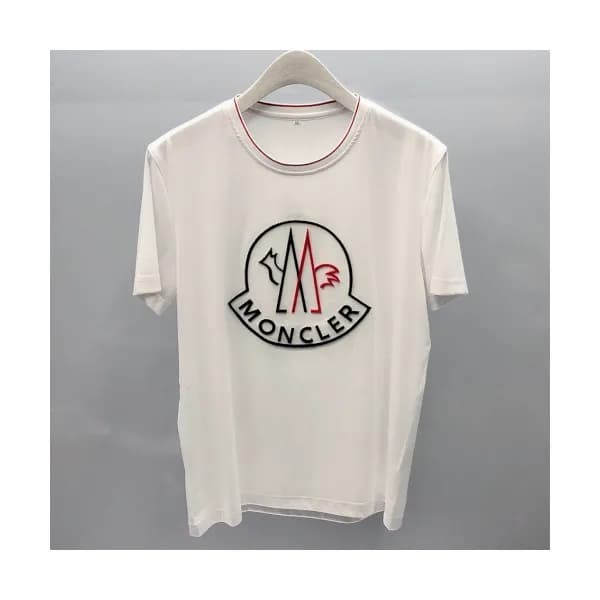 Mocler 2019 Mens Logo Cotton Short Sleeved T-shirt… - 1