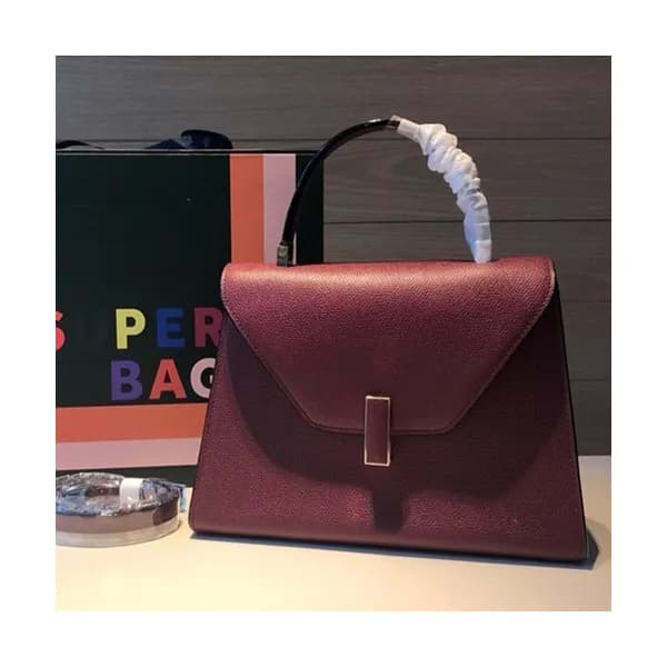 Valextra 2019 Epsom Leather Tote Shoulder Bag,22/2… - 1
