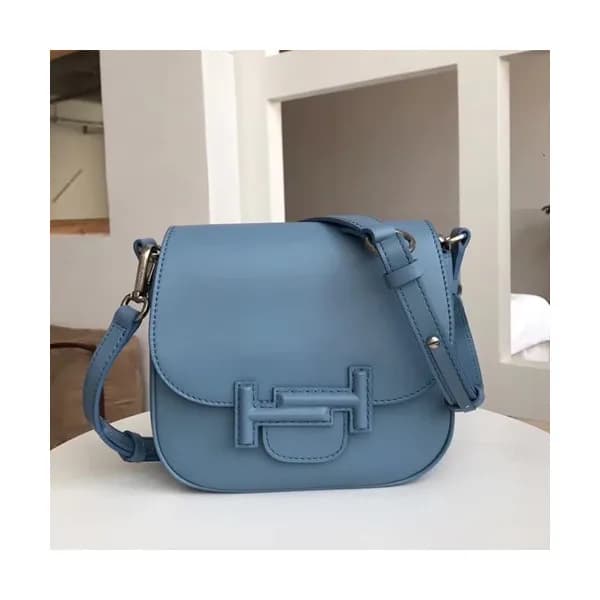 Tod's 2019 Double T Leather Shoulder Bag,22cm … - 1