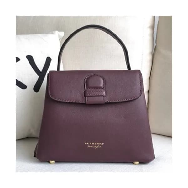 Burberry 2019 Leather Tote Shoulder Bag, 26cm - 버버… - 1