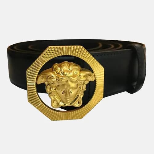 Versace 2019 Mens Leather Belt - 베르사체 2019 남성용 레더… - 1