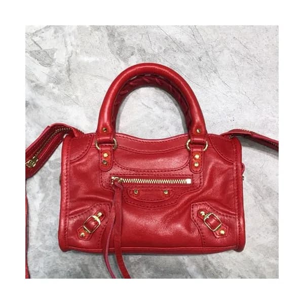 Balenciaga 2019 City Leather Super Mini Tote Shoul… - 1