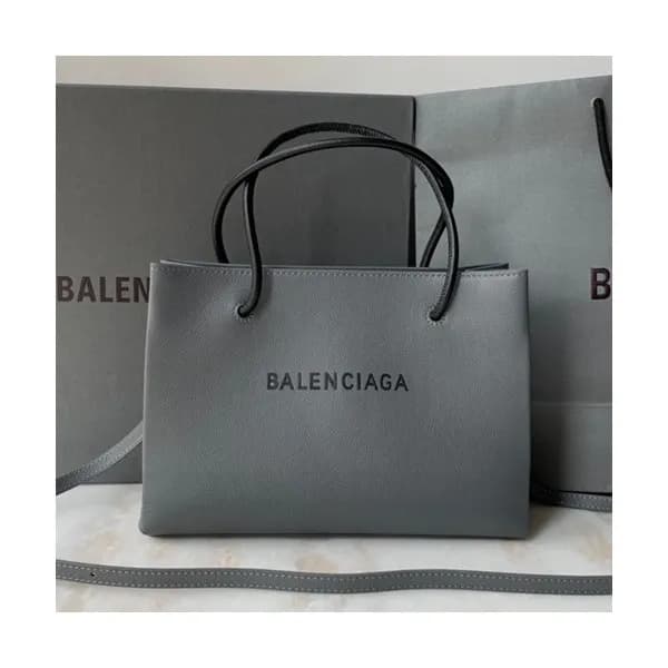 Balenciaga 2019 Leather Tote Shoulder Bag,25CM - 발… - 1