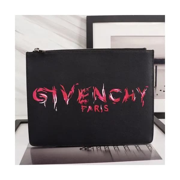 Givenchy 2019 Leather Clutch Bag,30cm - 지방시 2019 레… - 1