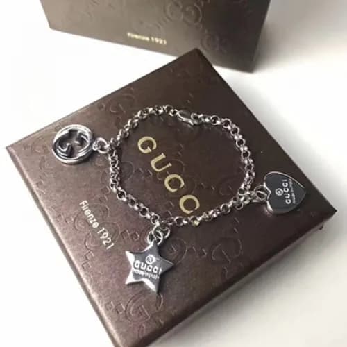 Gucci White Gold Bangle - 구찌 여성용 팔지18k 도금 화이트 골드… - 1