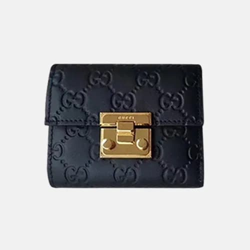 Gucci 2019 Padlock Leather Wallet,453155 - 구찌 패드락 … - 1