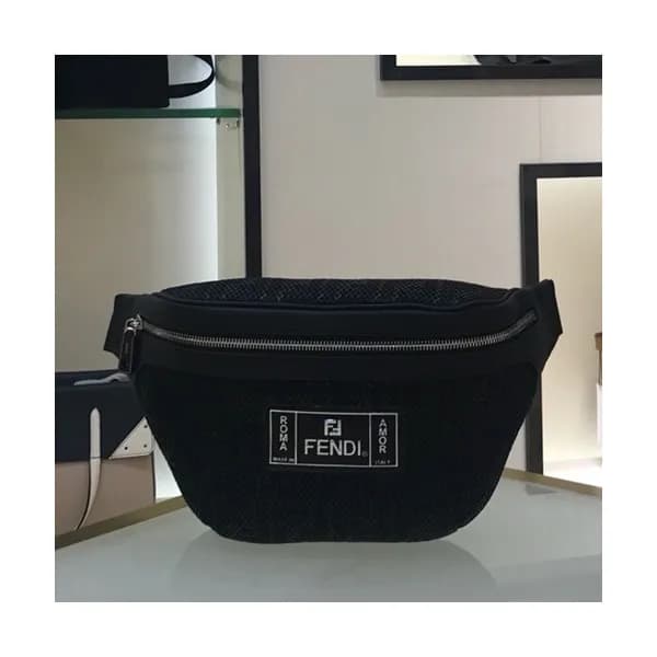 Fendi 2019 Canvas&Leather Hip Sack ,35CM - 펜디 2019… - 1