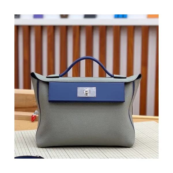 Hermes 2019 Kelly 2424 Togo Leather Tote Shoulder … - 1