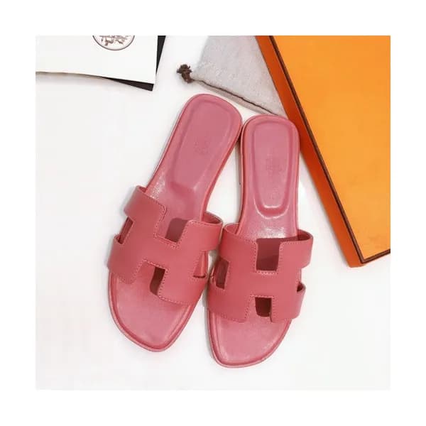 Hermes 2019 Ladies Classic Oasis Leather Slipper -… - 1