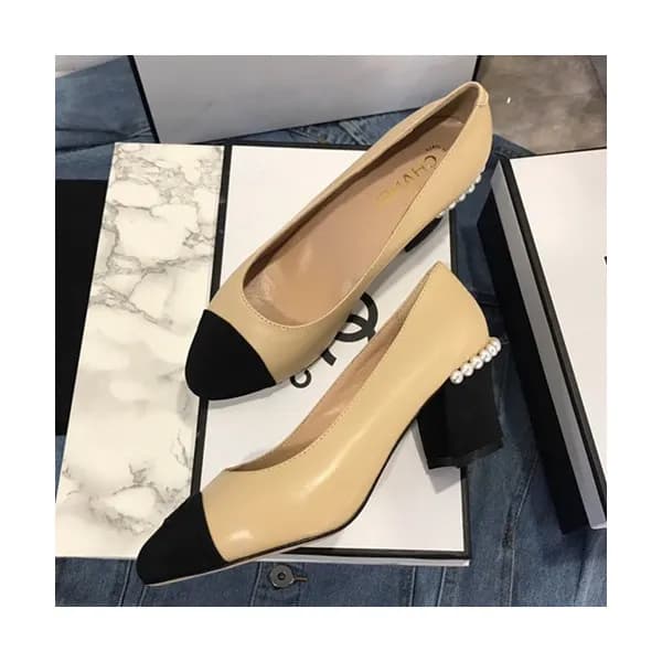 Chanel 2019 Ladies Pumps Middle Heel - 샤넬 2019 여성용… - 1