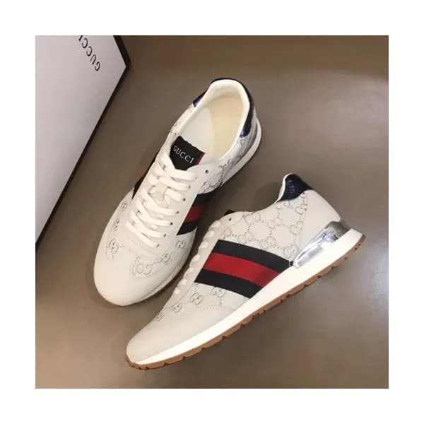 Gucci 2019 Mens Leather Sneakers - 구찌 2019 남성용 레더 … - 1