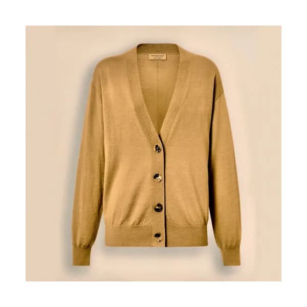 Burberry 2019 Womens Retro Logo Wool Cardigan - 버버… - 1