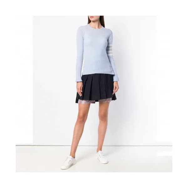 Thom Browne 2019 Womens Strap Crew-neck Sweater -… - 1
