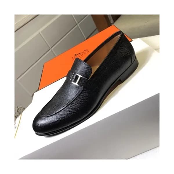 Hermes 2019 Mens Leather Loafer - 에르메스 2019 남성용 레더… - 1