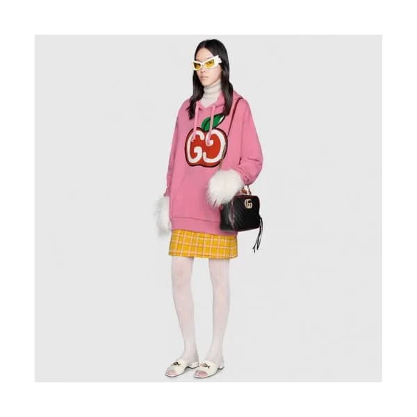 Gucci 2019 Mm/Wm Logo Glitter Cotton Hood Tee - 구찌… - 1