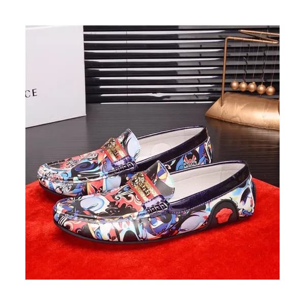 Versace 2019 Mens Leather Loafer - 베르사체 2019 남성용 … - 1